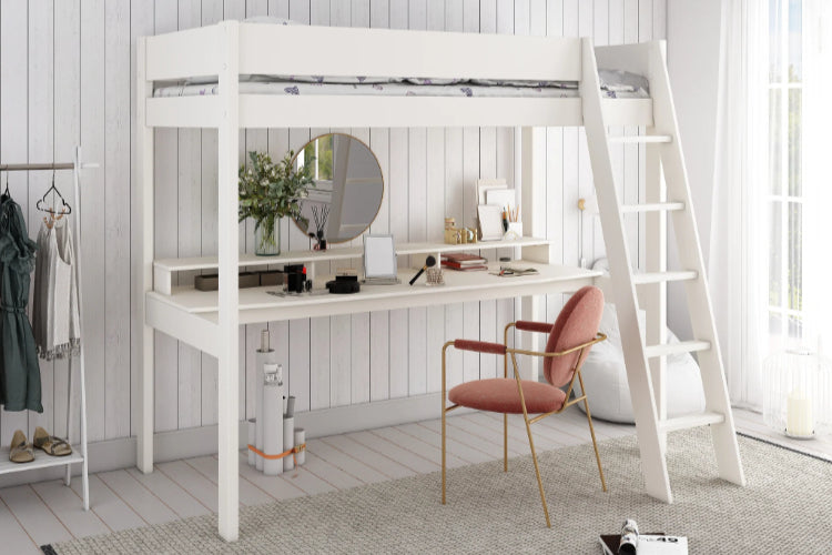 High Sleeper Loft Bed with a Desk