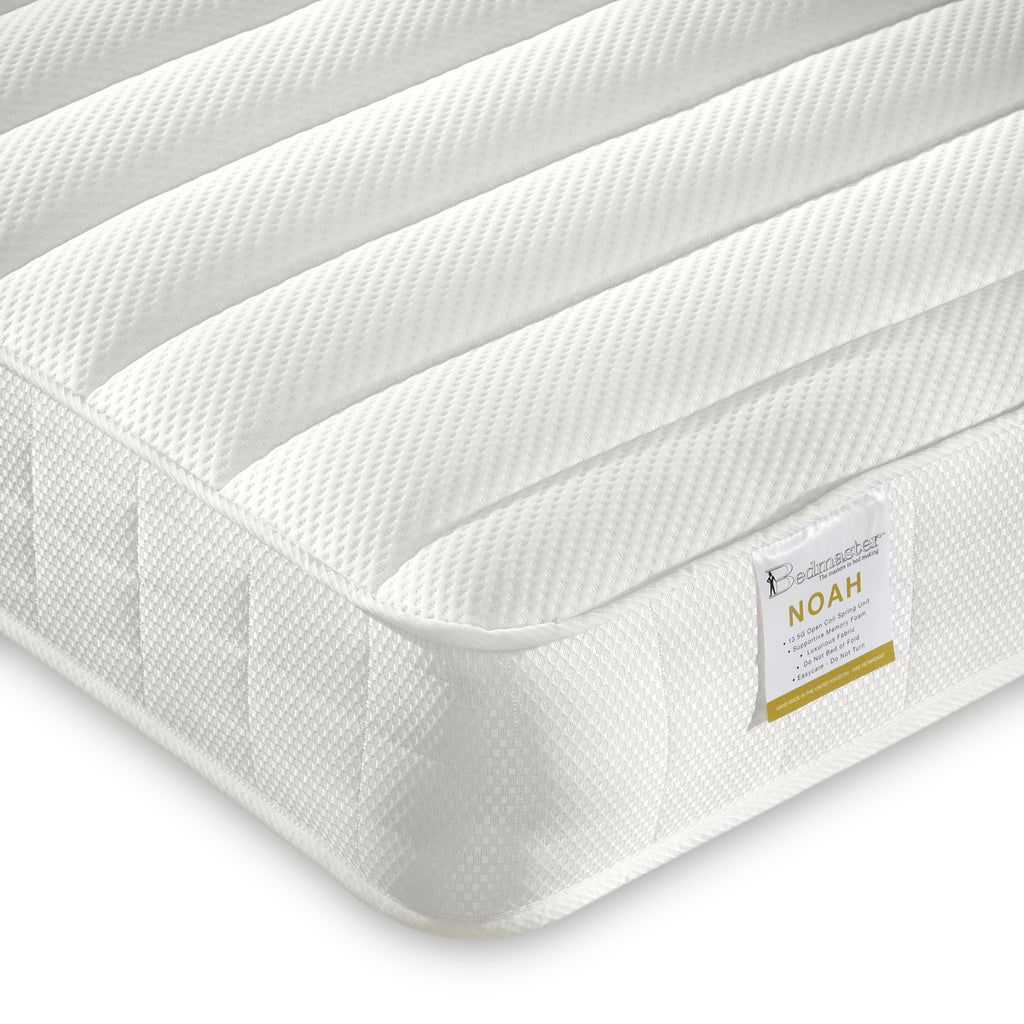 Noah Memory Sprung Low Profile Mattress, corner detail