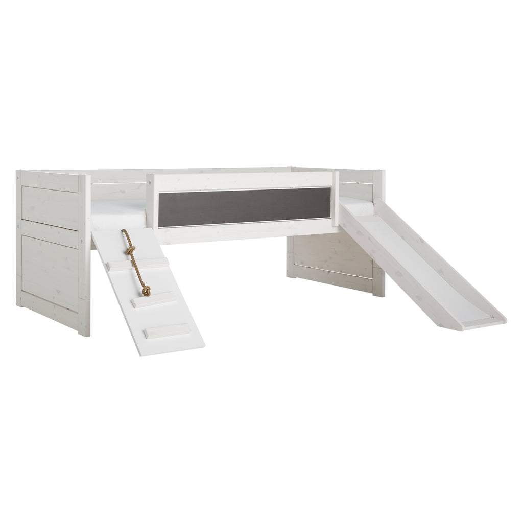 Climb and Slide Cabin Bed, whitewash