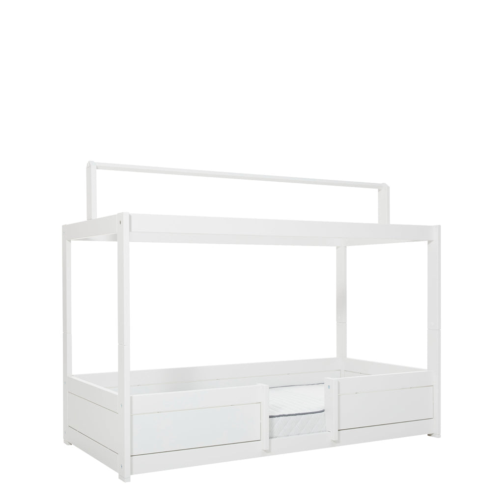 4-in-1 Bed, white, low model