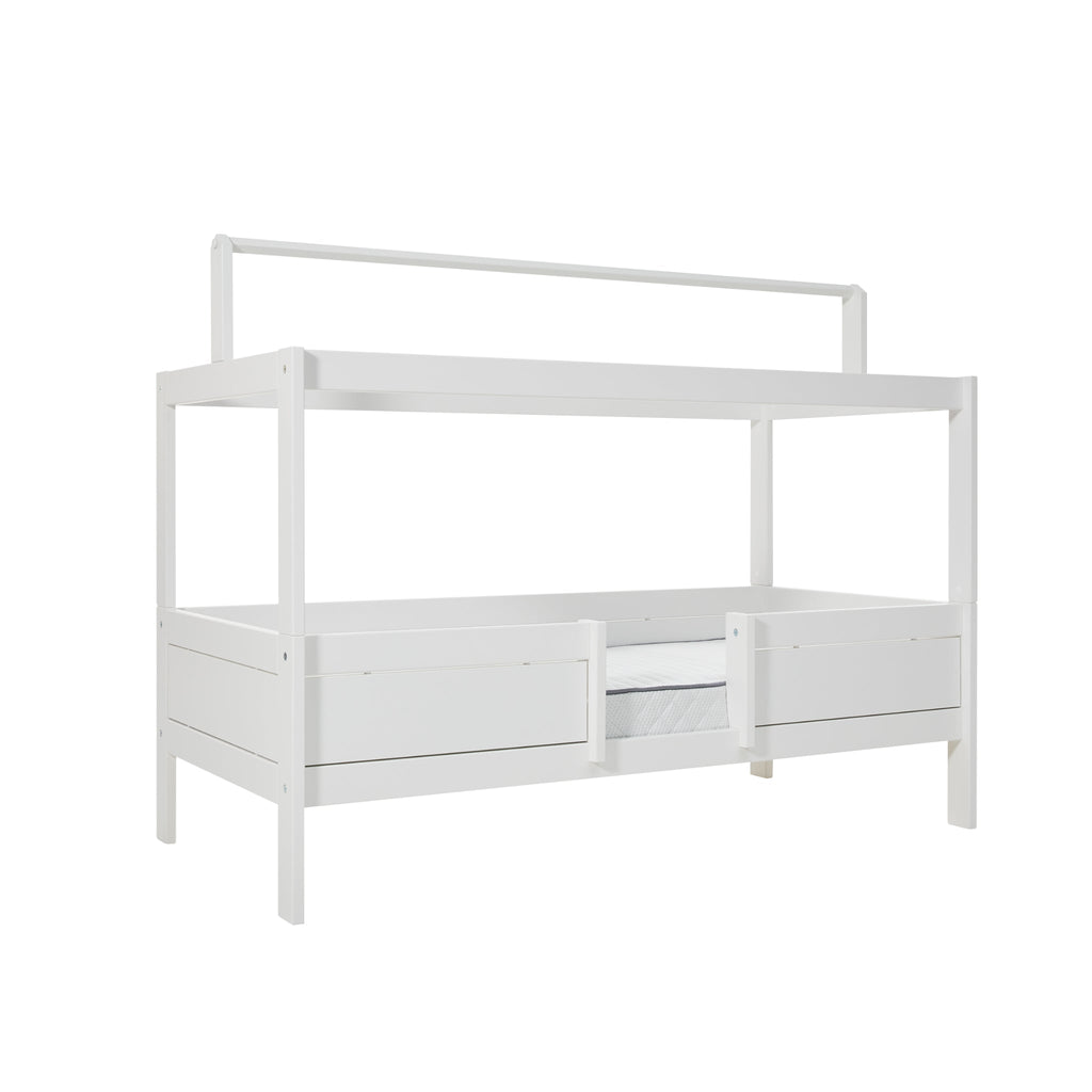 4-in-1 Bed, white, raised model