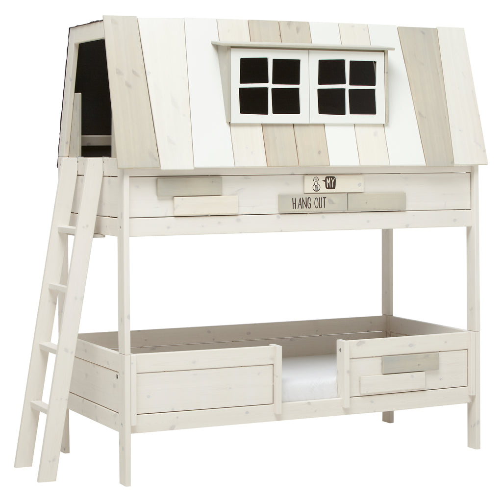 My Hangout Adventure Bunk Bed single whitewash
