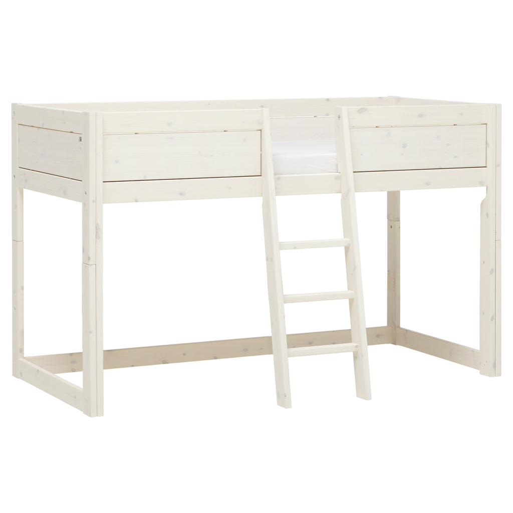 Sunset Dreams 4-in-1 House Bed, midsleeper whitewash