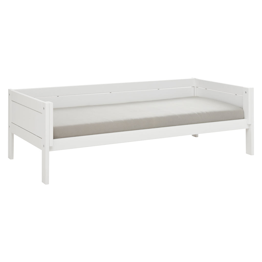 Four Poster Bed (4-in-1), single bed, white