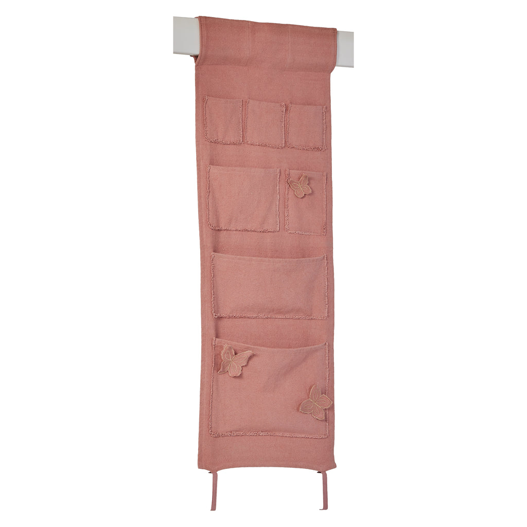 BACKPANEL WITH POCKETS - BUTTERFLIES