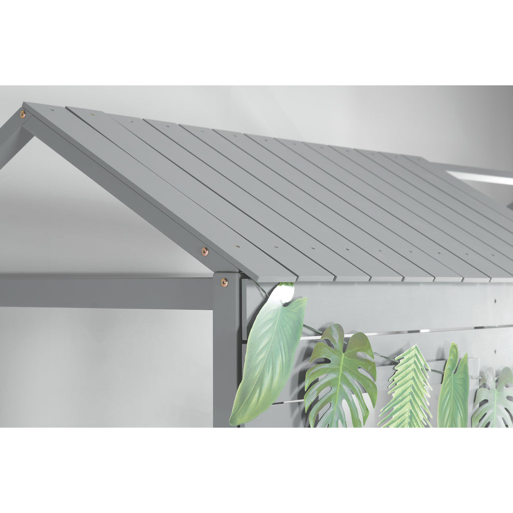 Adventure Bunk Bed - grey, roof slats