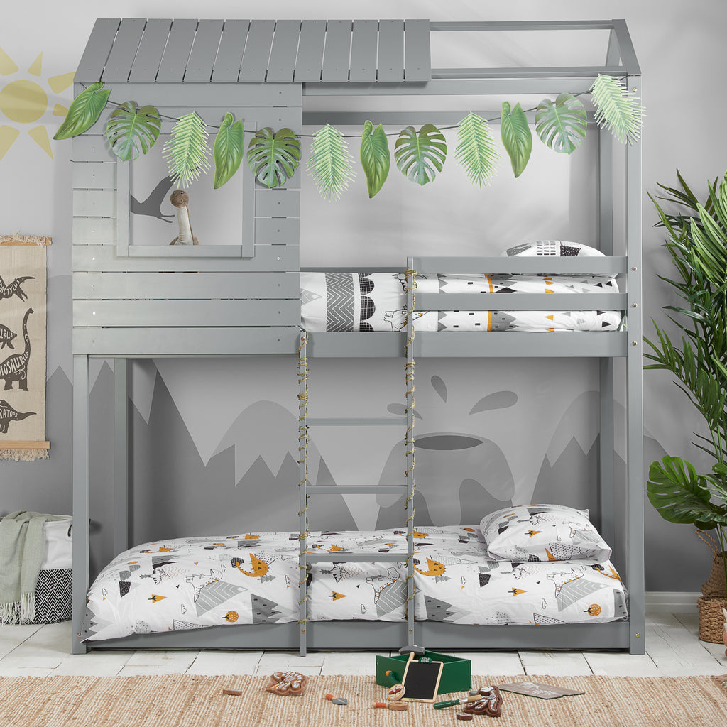 Adventure Bunk Bed - grey, frontal