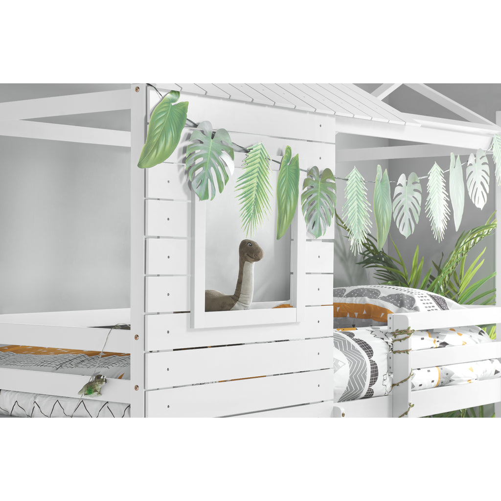 Adventure Bunk Bed - white, window detail