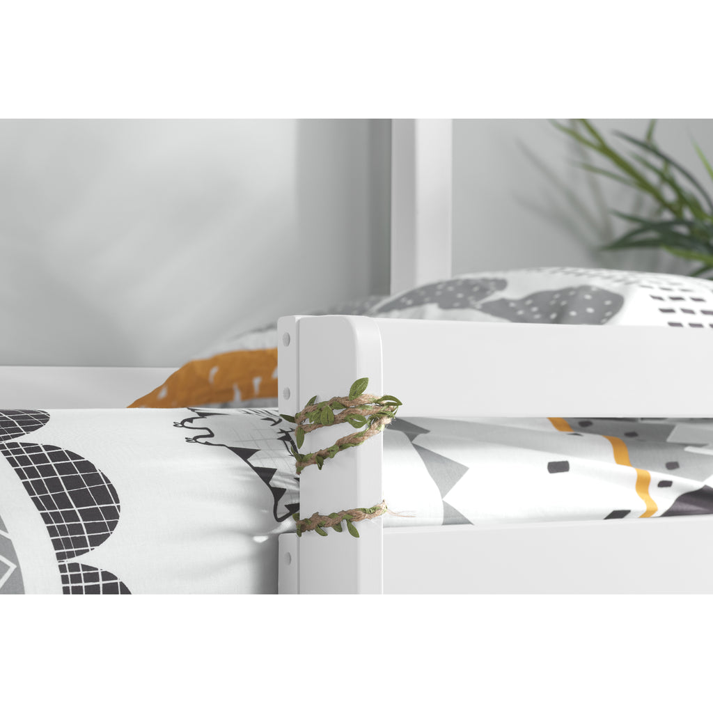 Adventure Bunk Bed - white, rail detail