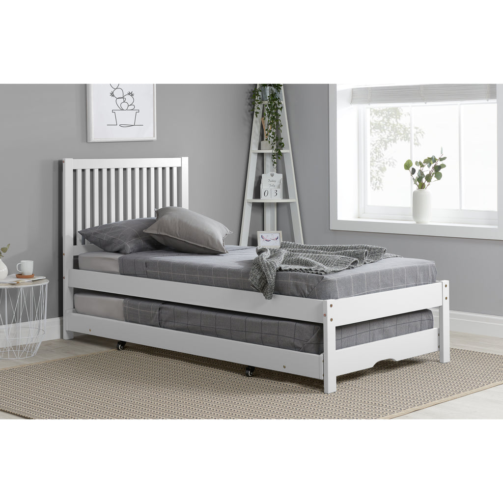 Buxton Guest Bed with Trundle in white