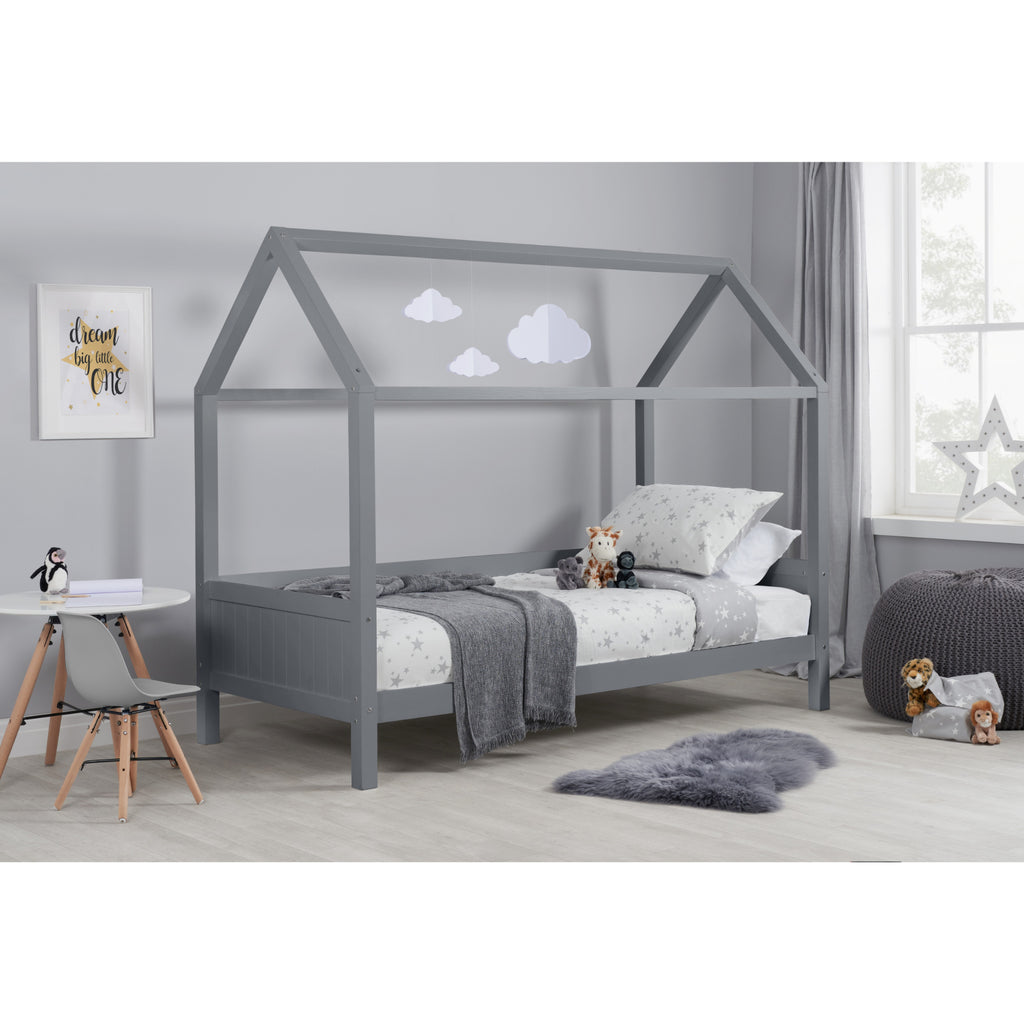 Home Pine Montessori Bed in grey