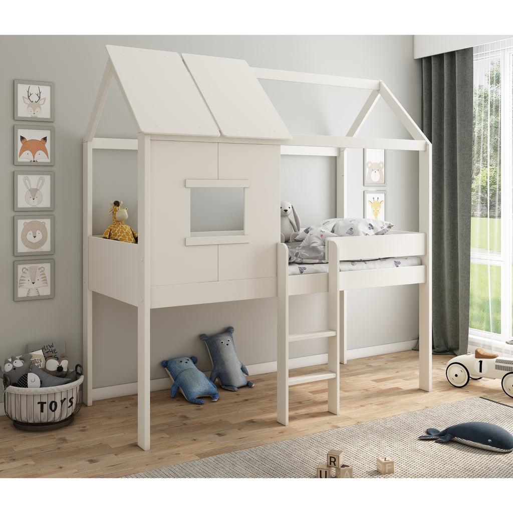 Midi Playhouse Midsleeper in furnished room