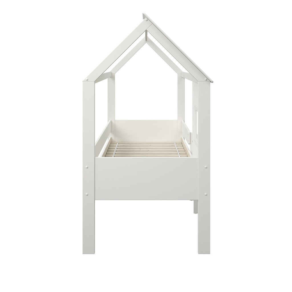 Mini Playhouse Midsleeper on white background, end view