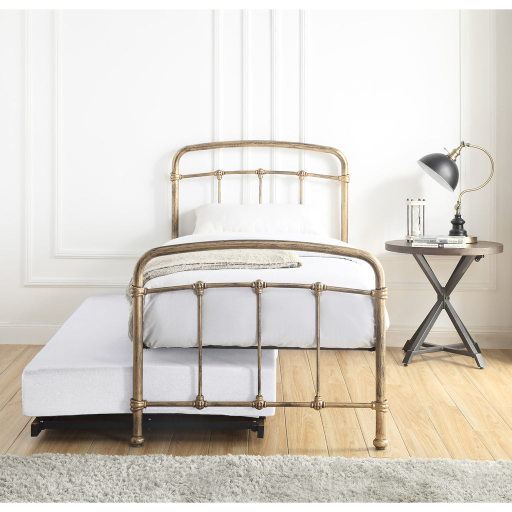 Mostyn Guest Bed with Underbed, bronze