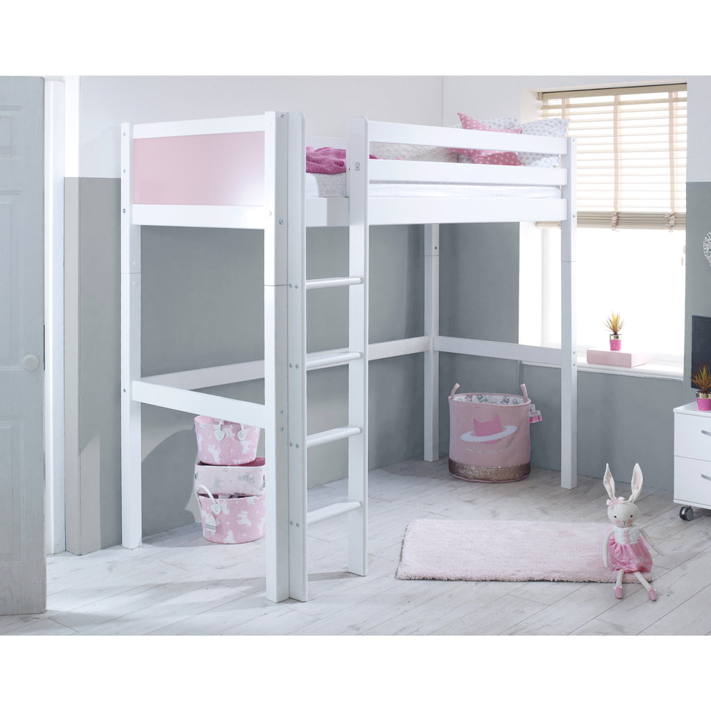 Thuka Nordic Highsleeper Bed with pink ends