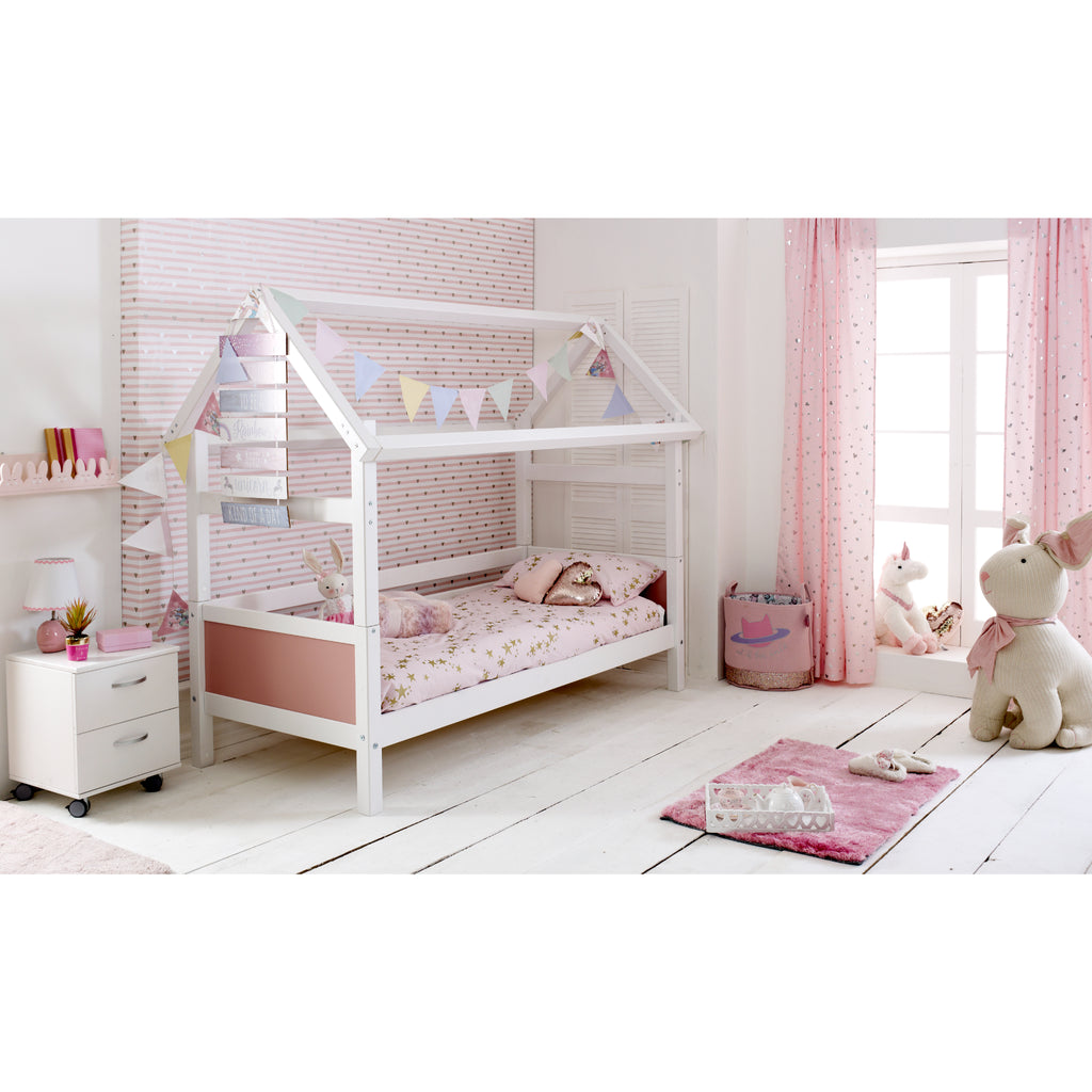 Thuka Nordic Playhouse with pink ends