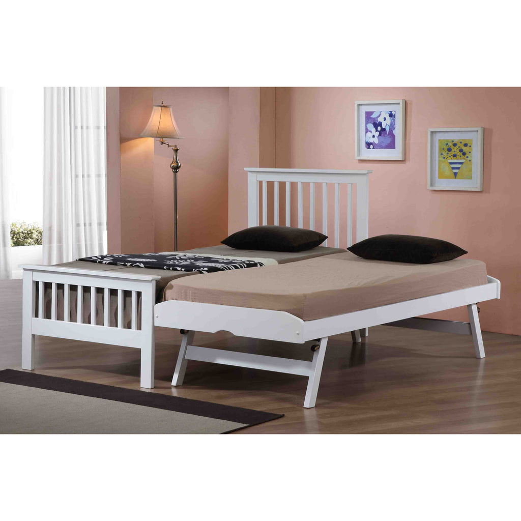 Pentre Guest Bed with Underbed - White