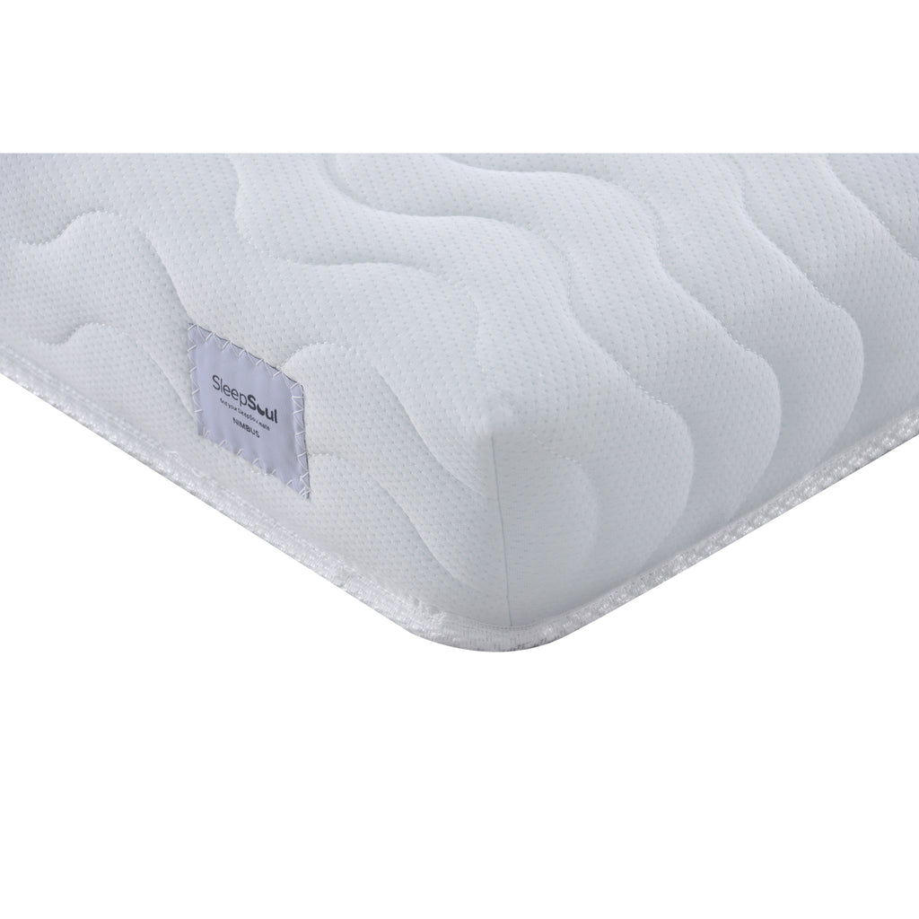 SleepSoul Nimbus Foam Mattress, corner detail
