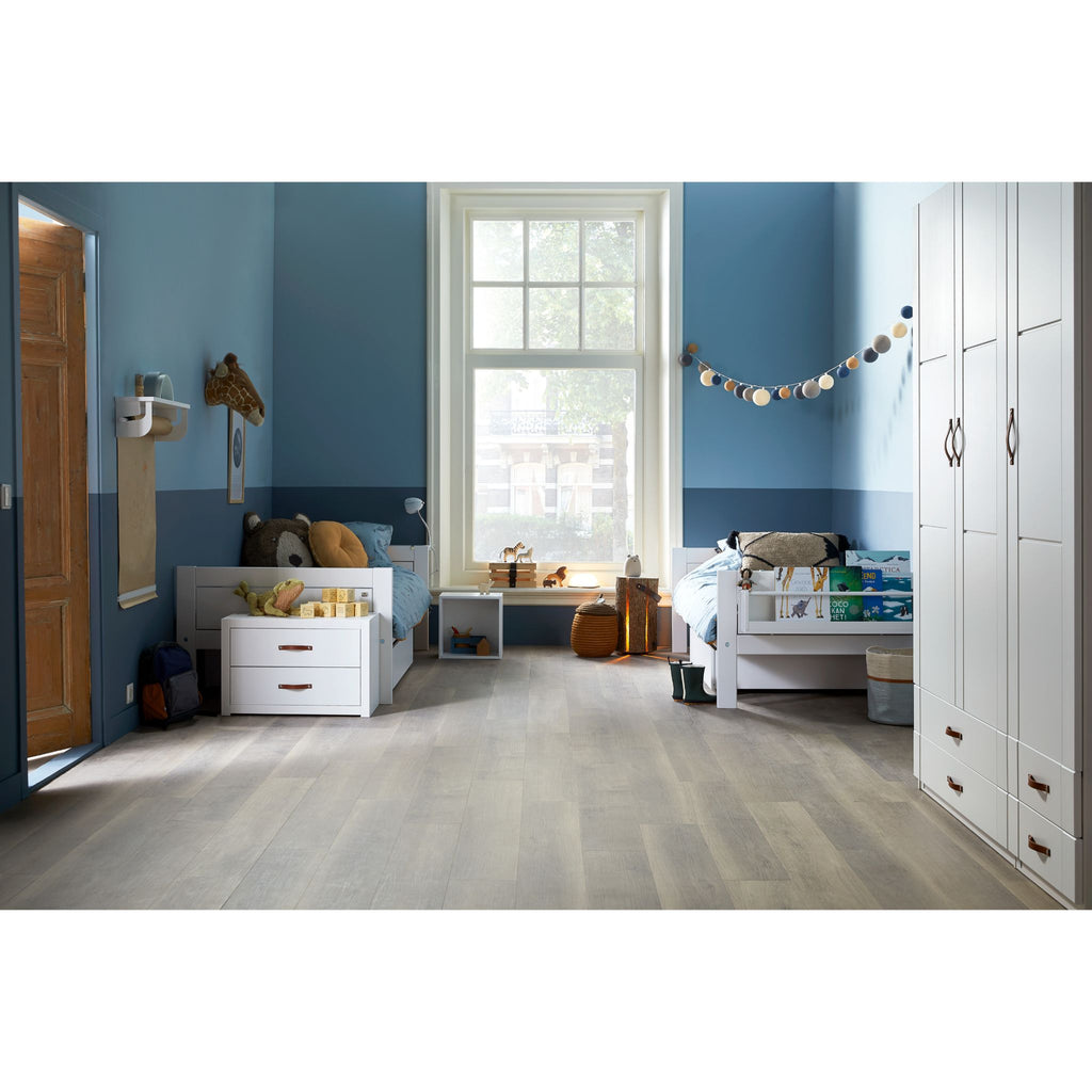 WARDROBE 150 CM /3 DOORS + 4 DRAWERS/EXCL. HANDLES