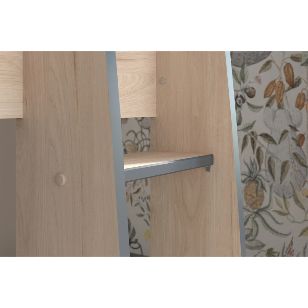 Stim Bunk Bed with Cupboard & Storage, bunk setps detail