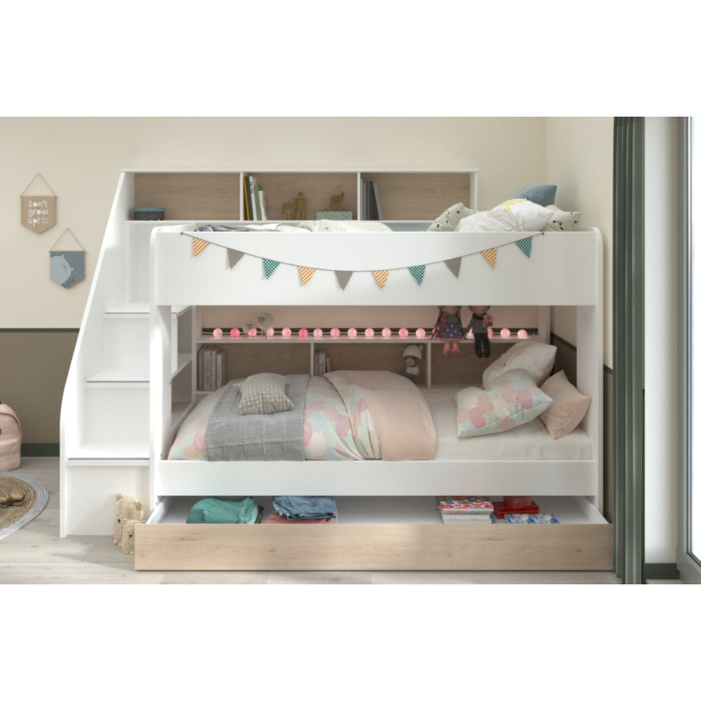 Parisot Bibliobed Bunk Bed with Trundle extended