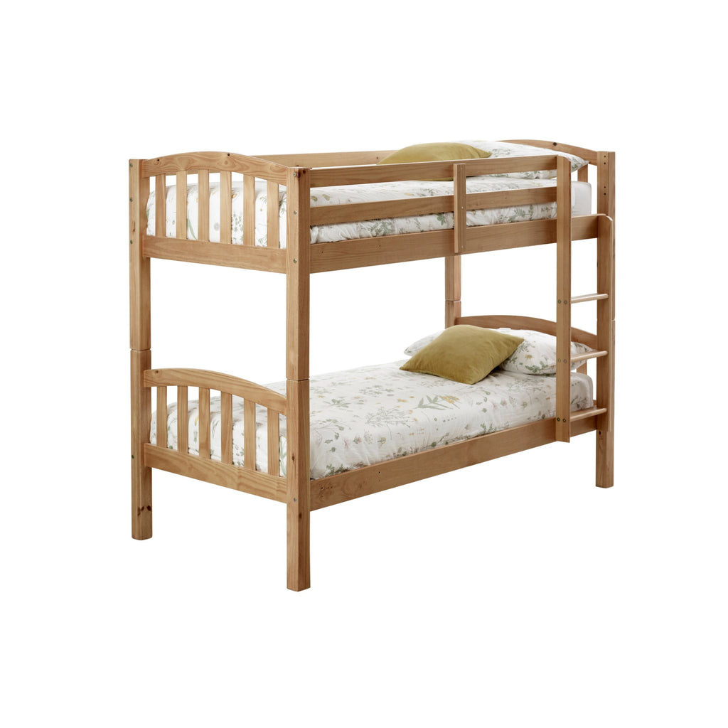 Mya Pine Bunk Bed in natural pine
