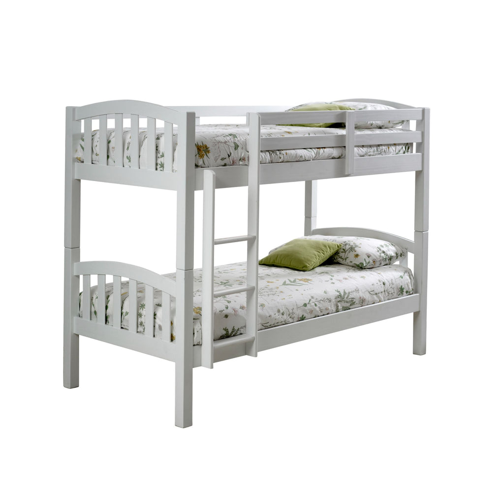 Mya Pine Bunk Bed in white