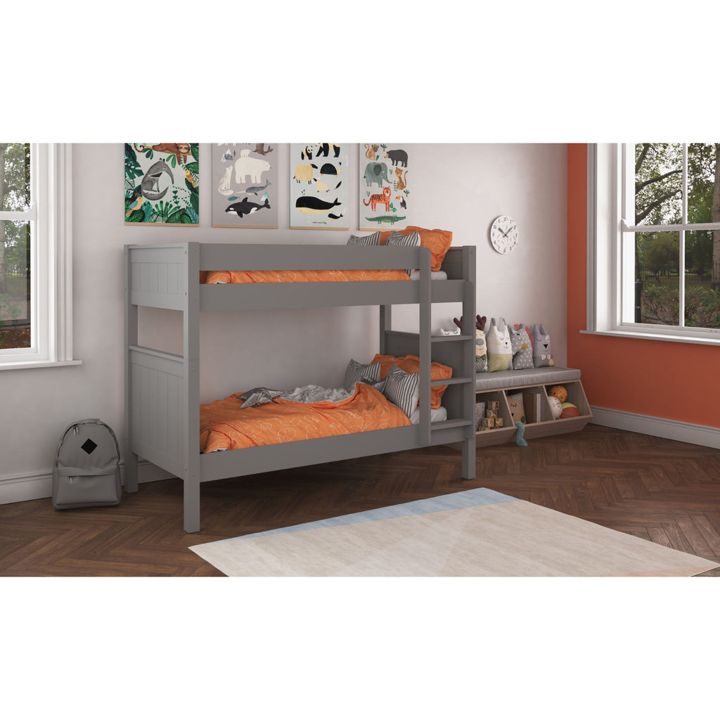 Stompa Classic Separating Bunk Bed in grey in furnished room