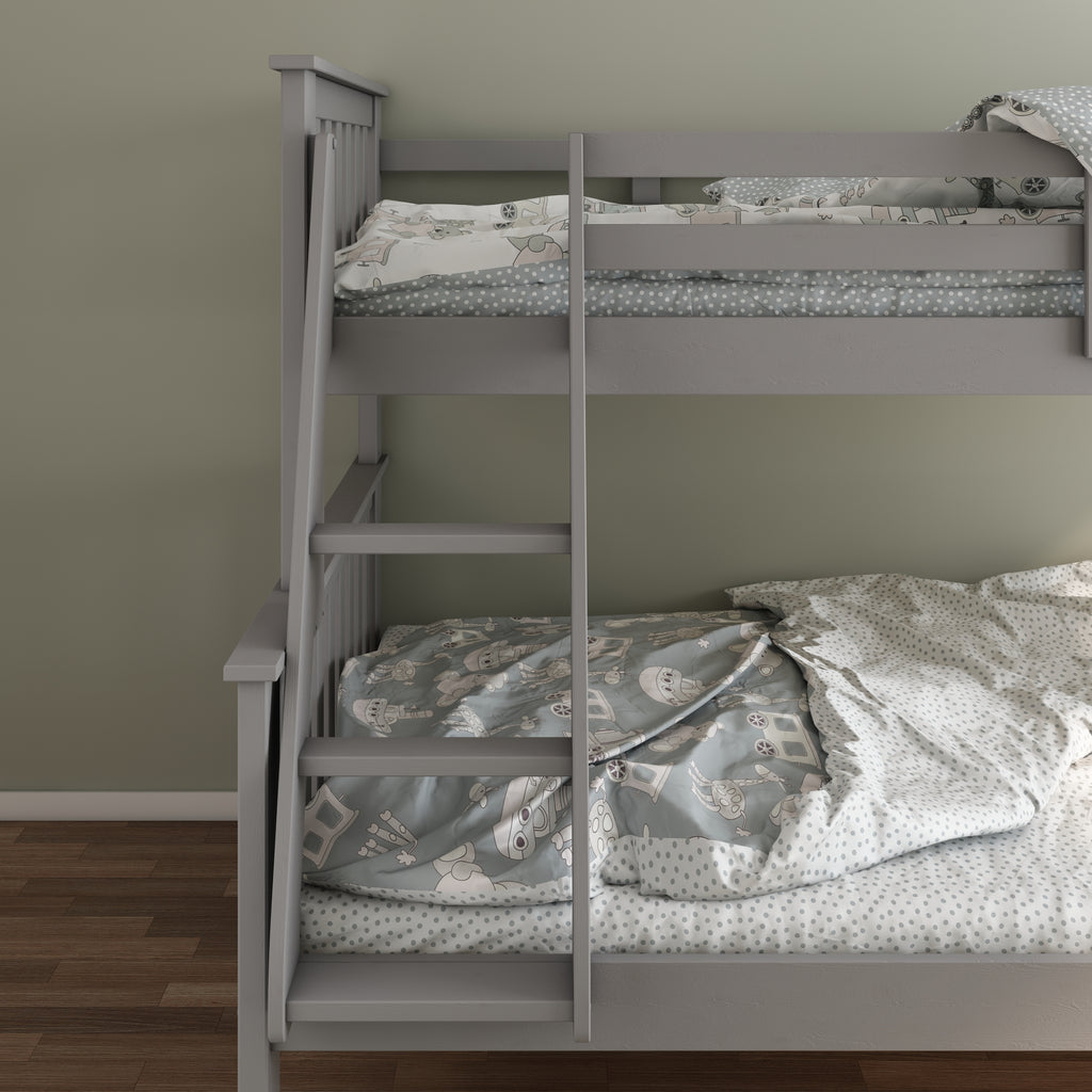 Carra Triple Sleeper in grey ladder detail