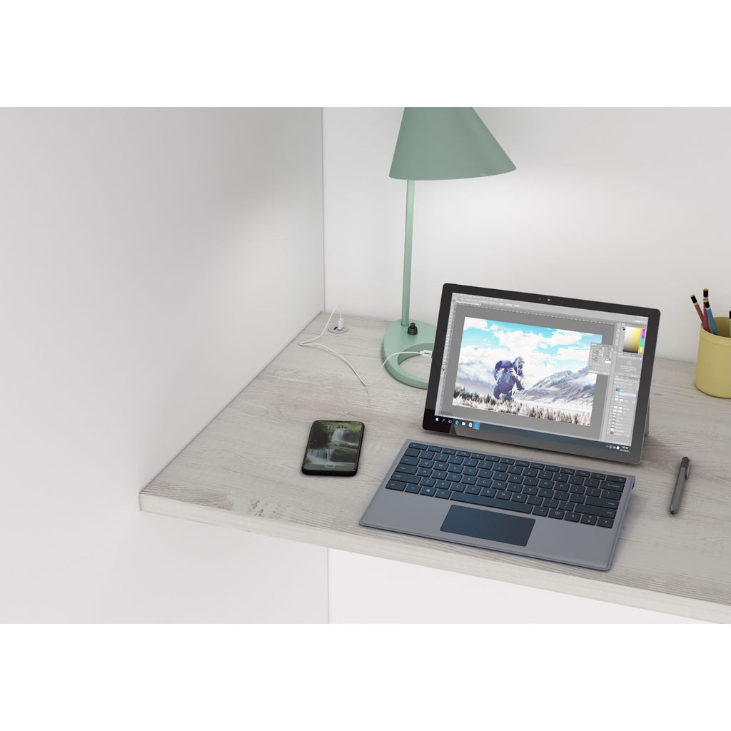 Trasman Tarragona Highsleeper with Desk & Storage, desk detail